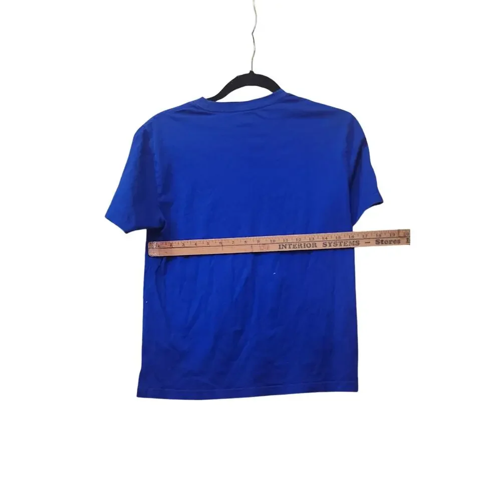 Boys Ralph Lauren Big Pony T-Shirt Size Youth 14-16 Royal Blue Yellow